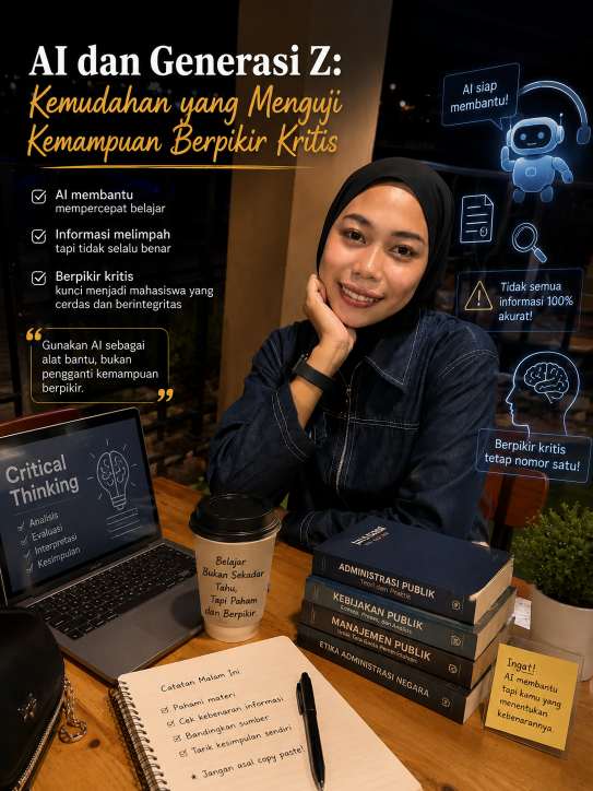 AI dan Generasi Z: Kemudahan yang Menguji Kemampuan Berpikir Kritis